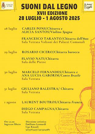 Festival chitarristico internazionale “suoni dal legno